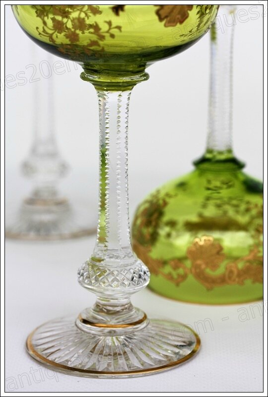 Verres Roemer en cristal St Louis Massenet Or
