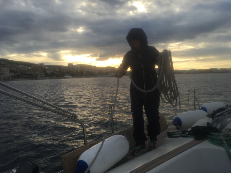 Sibenik, le départ, 31 octobre 2019