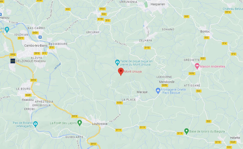 Carte Mont Urusya
