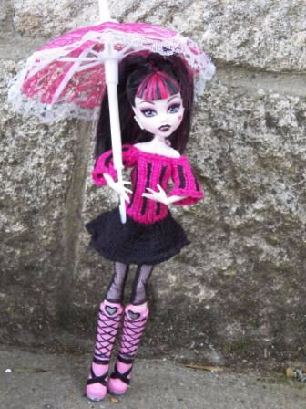 robe tricot monster high