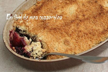 recettes Crumble coco framboise ananas