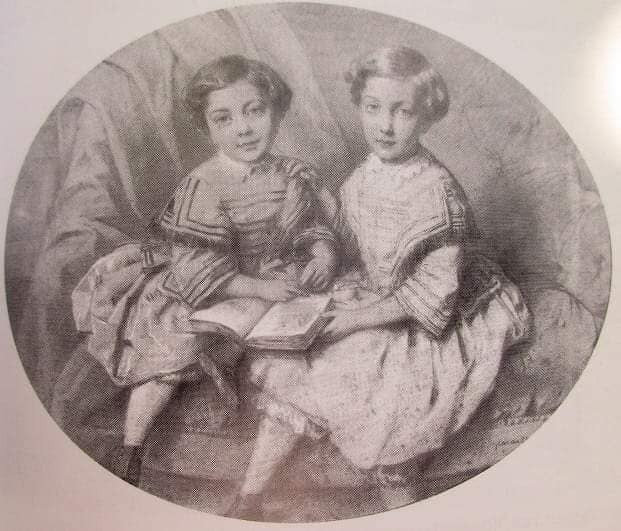 Camille et Madeleine de Malaret, les petites filles modèles.