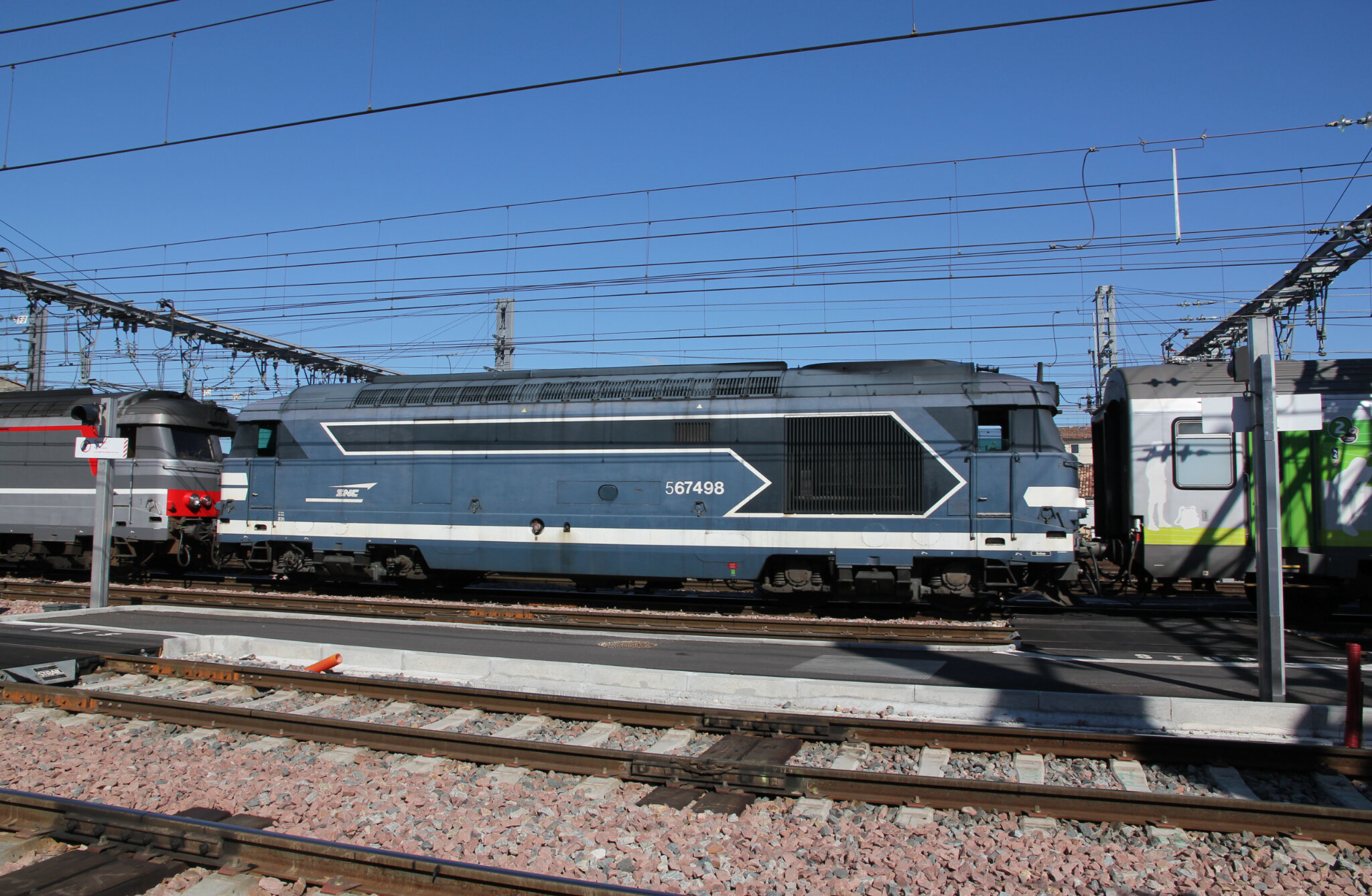 BB 67489 bleue, Bordeaux