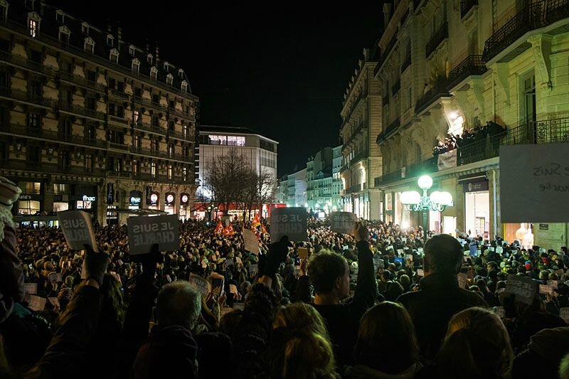 Soutien à Charlie Hebdo à Grenoble