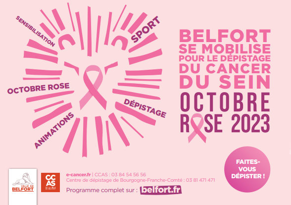 Annonce Octobre Rose 2023 Belfort