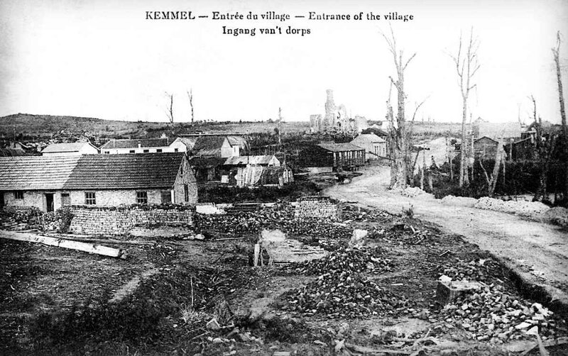 Kemmel entrée du village