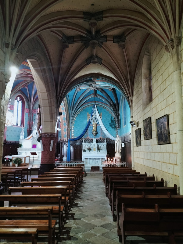Navarrenx, église Saint-Germain d'Auxerre, intérieur (64)