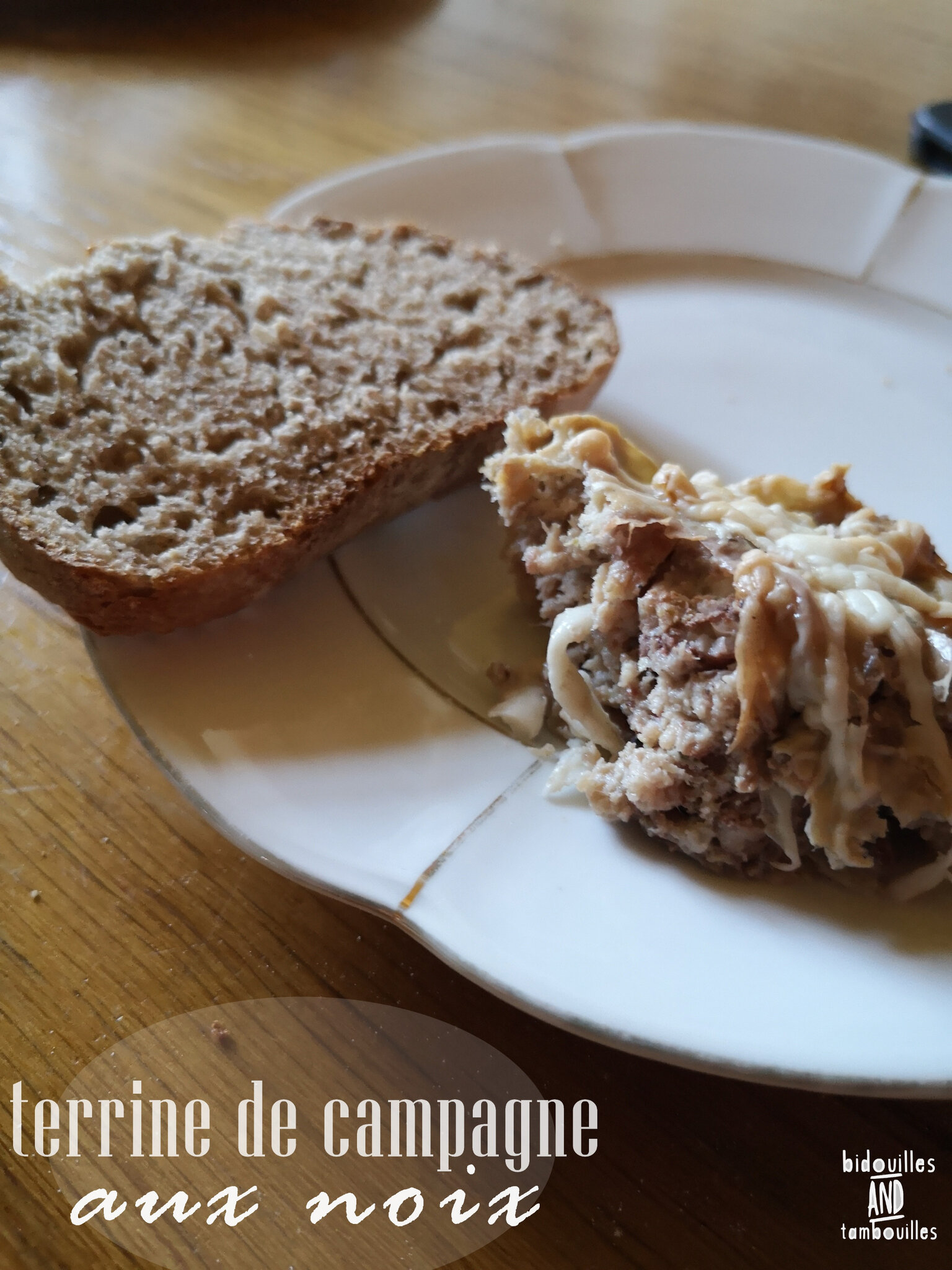 °terrine de campagne aux noix° bidouilles & tambouilles