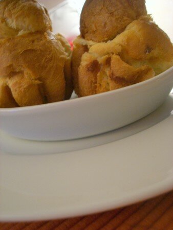 Petites brioches parisiennes au jambon et champignons recettes dessert Petites brioches comme des pains au lait