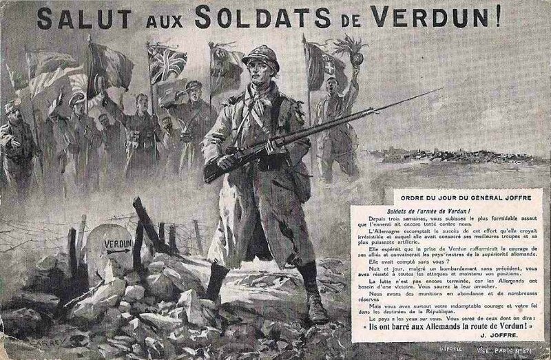 Salut aux soldats de Verdun