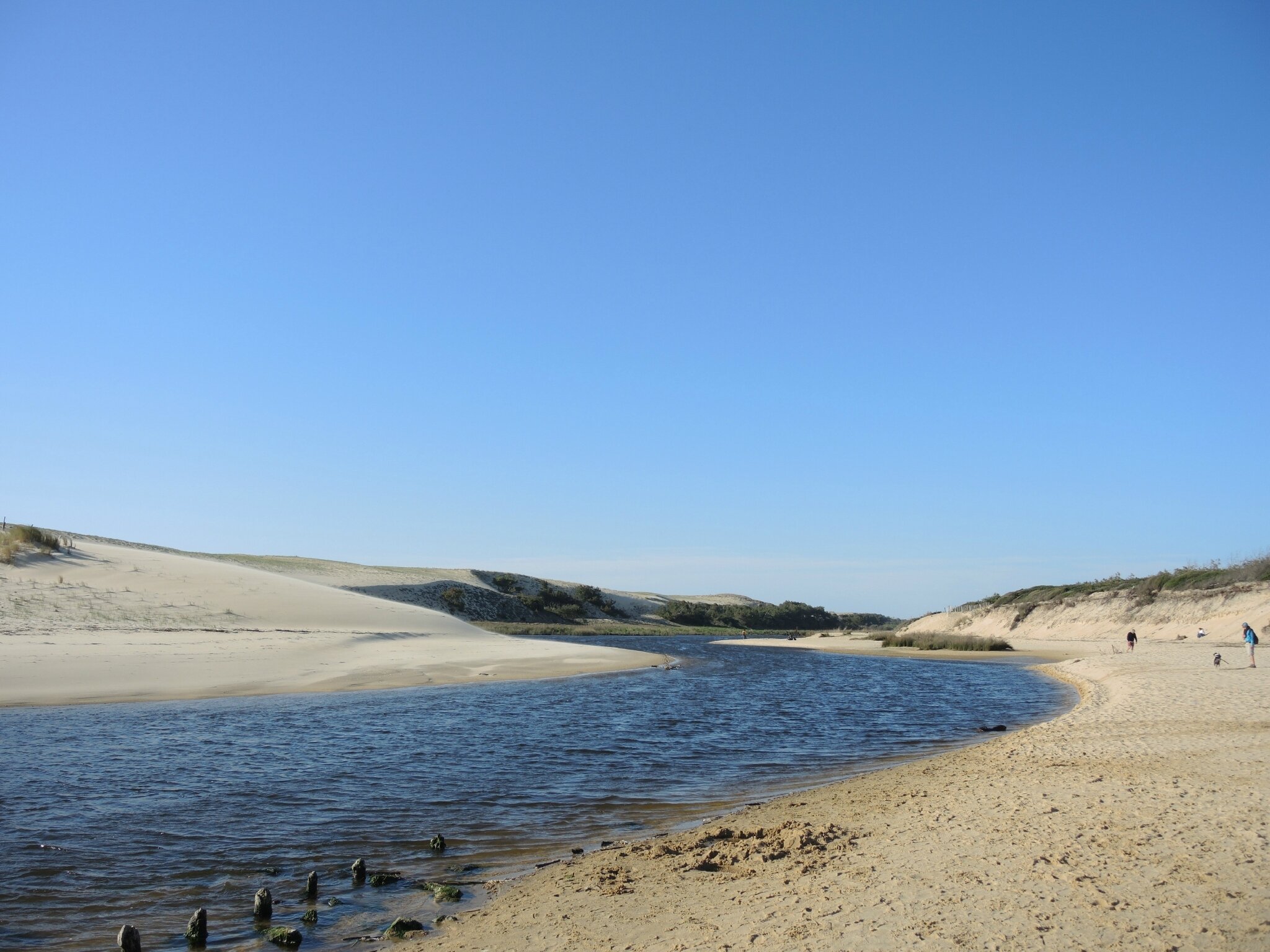 Moliet-et-Maa, plage, courant d'Huchet