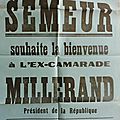La visite du président de la République, <b>Alexandre</b> <b>Millerand</b>, à Besançon, en 1923