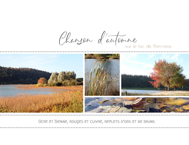 Chanson d'automne sur le lac de Remoray