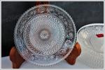 Assiettes cristal Baccarat Arabesque