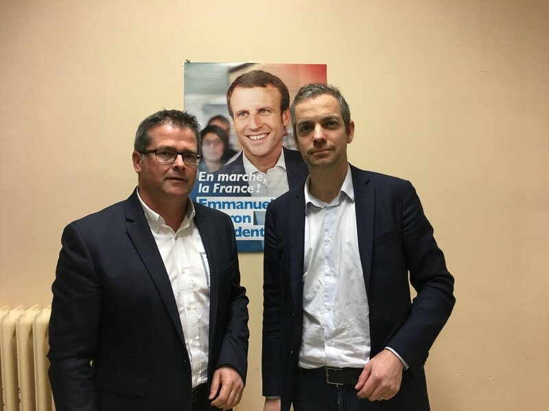 Thomas Collardeau Bertrand Sorre candidat elections legislatives 2017 investiture mouvement en Marche Macron circonscription Avranches Granville
