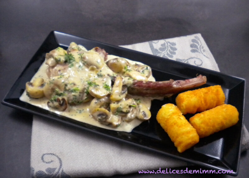 Côtes de porc à la forestière 2