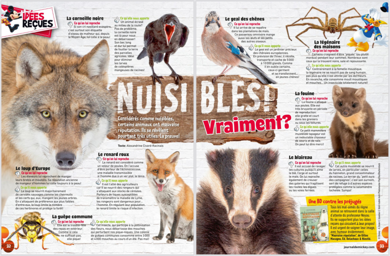 animaux nuisibles pas nuisibles