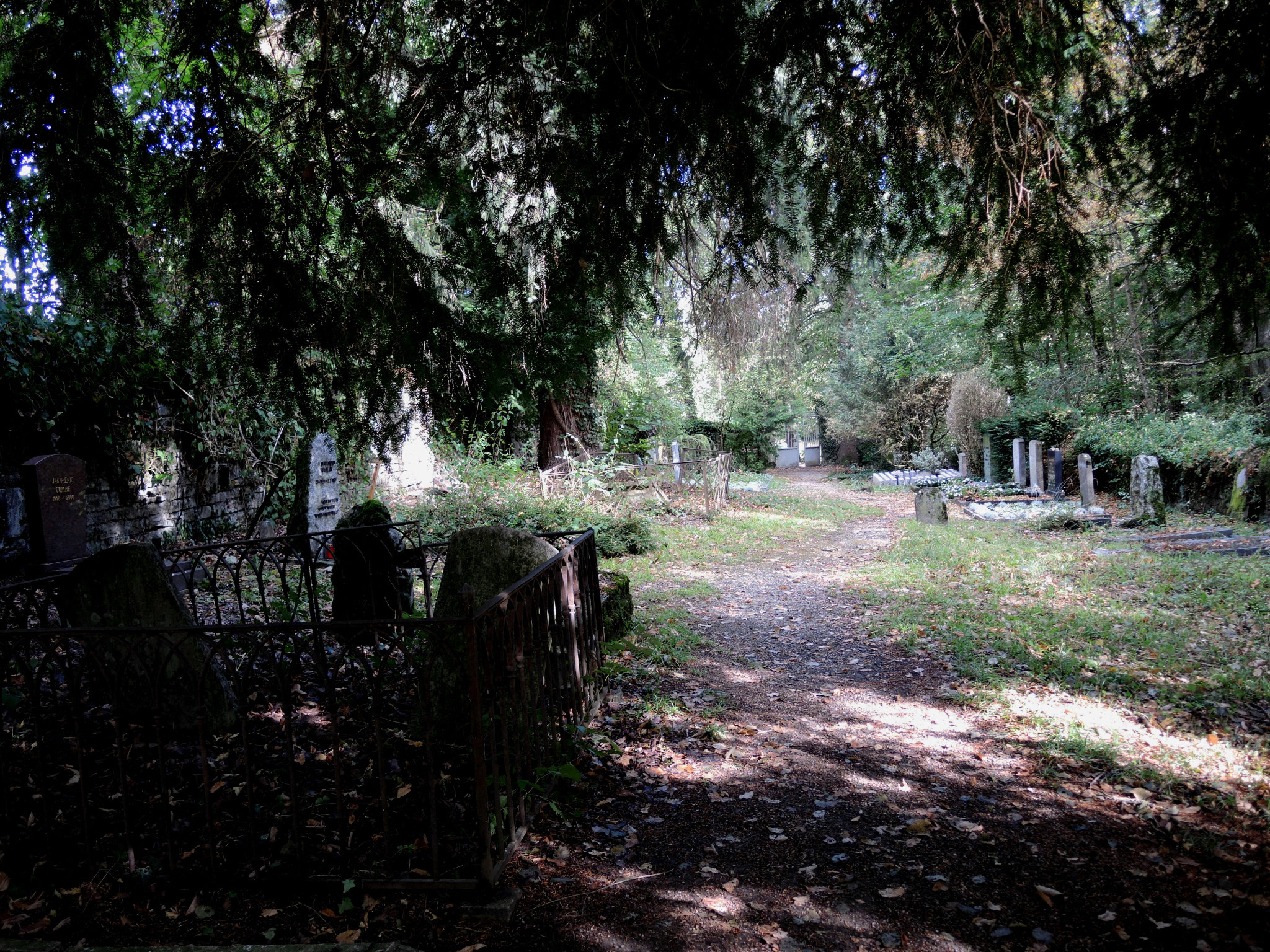 Céligny, le vieux cimetière, vue générale (Suisse)