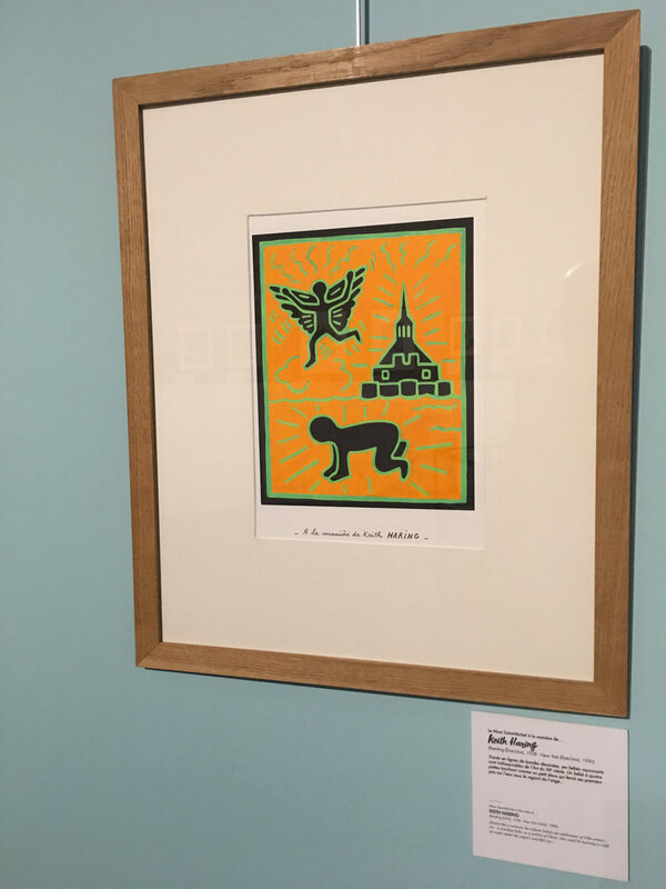 François Jouas Poutrel-exposition-Scriptorial-Avranches-printemps-2018-Keith Harring