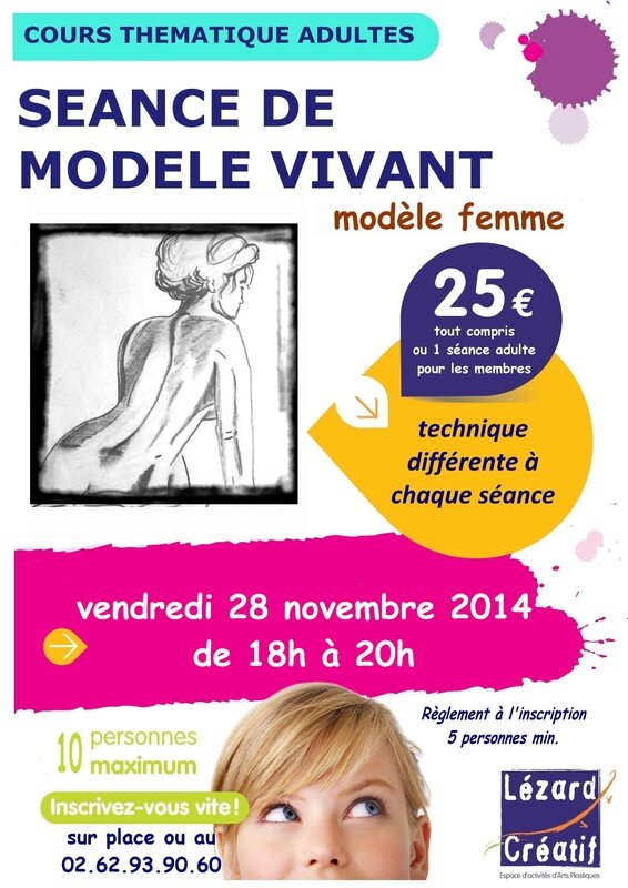 Modele vivant femme nov 2014