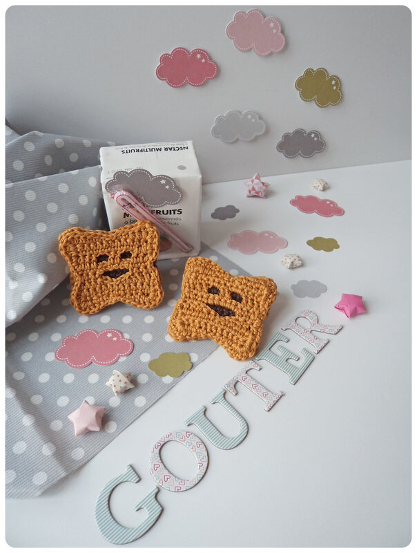 Biscuits BN au crochet Cam&Drey bricolent