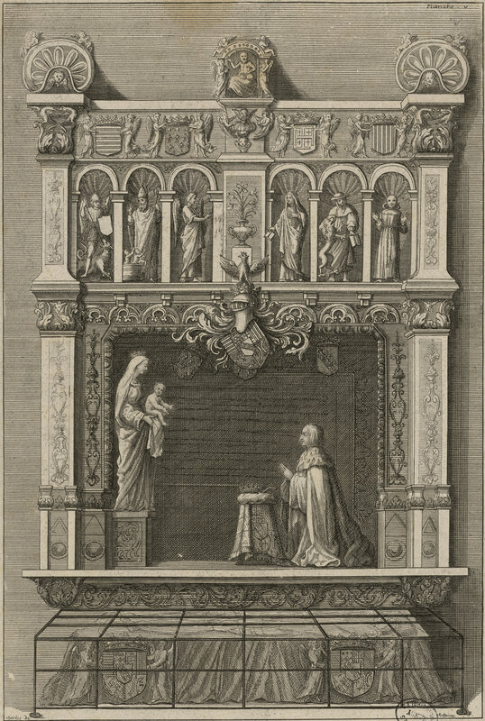 Le tombeau de René II en 1728 (cliché AM Nancy)