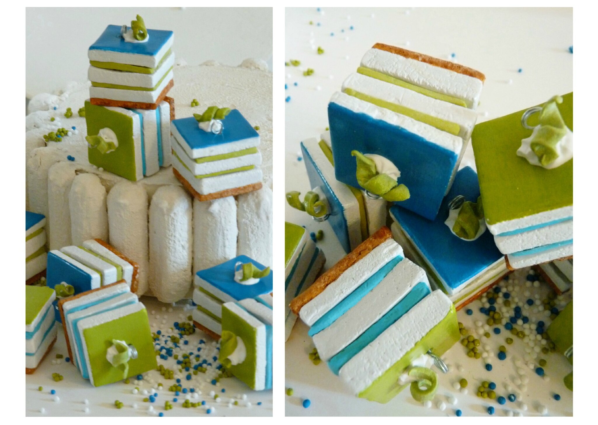Bavarois aux couleurs d'un mariage