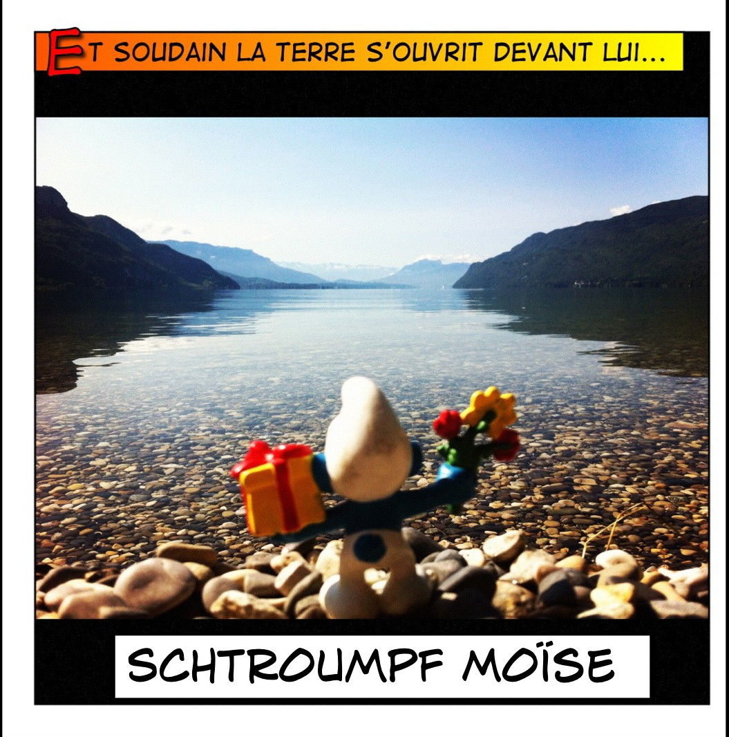 Lac du Bourget : Schtroumpf Moïse (74)