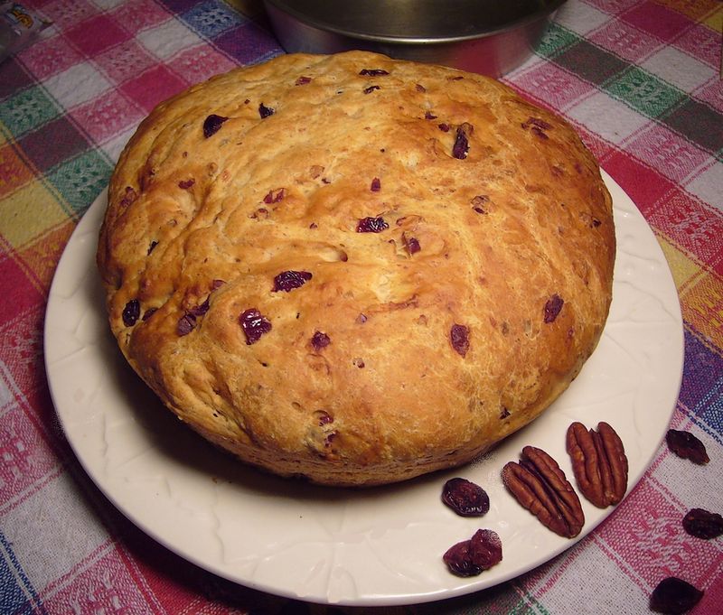 pain cranberries noix de pécan