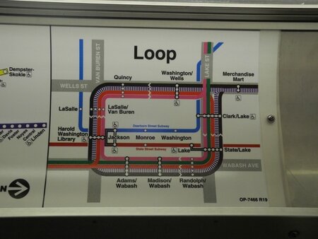 plan métro Chicago