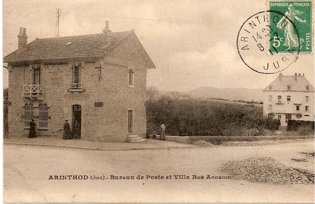 Arinthod__bureau_de_poste_et_villa_Bon_Accueil_1911
