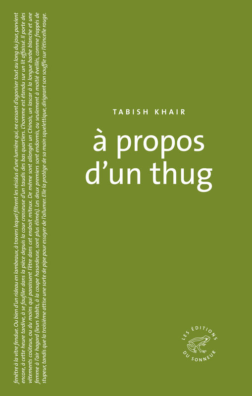 Tabish Khair - A propos d'un thug