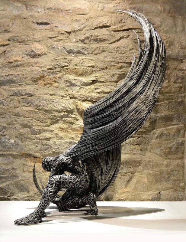Breathtaking Wire Sculpture by English artist Richard Stainthorp