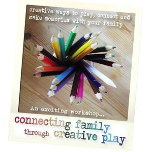 Connecting family through creative play workshop