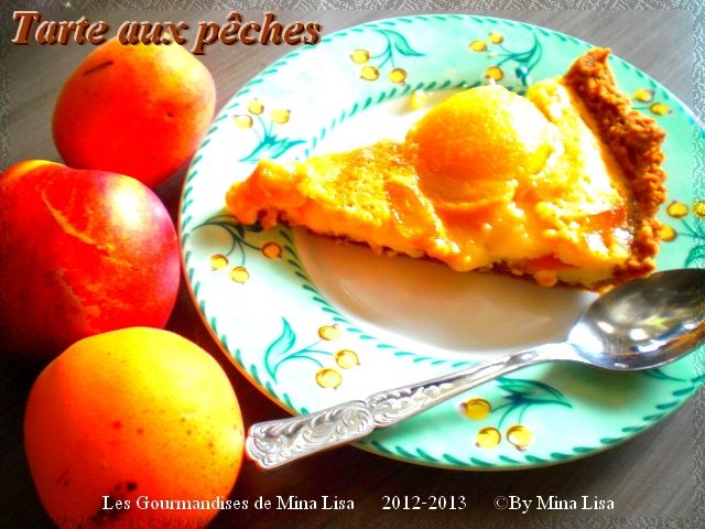 tarte aux pêches0