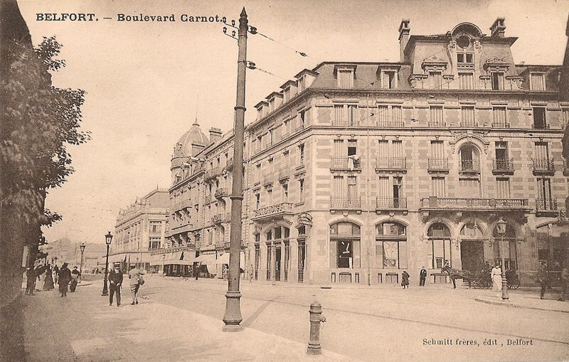 Belfort CPA Bd Carnot n°11 Grand Hôtel Entrée rue Reiset