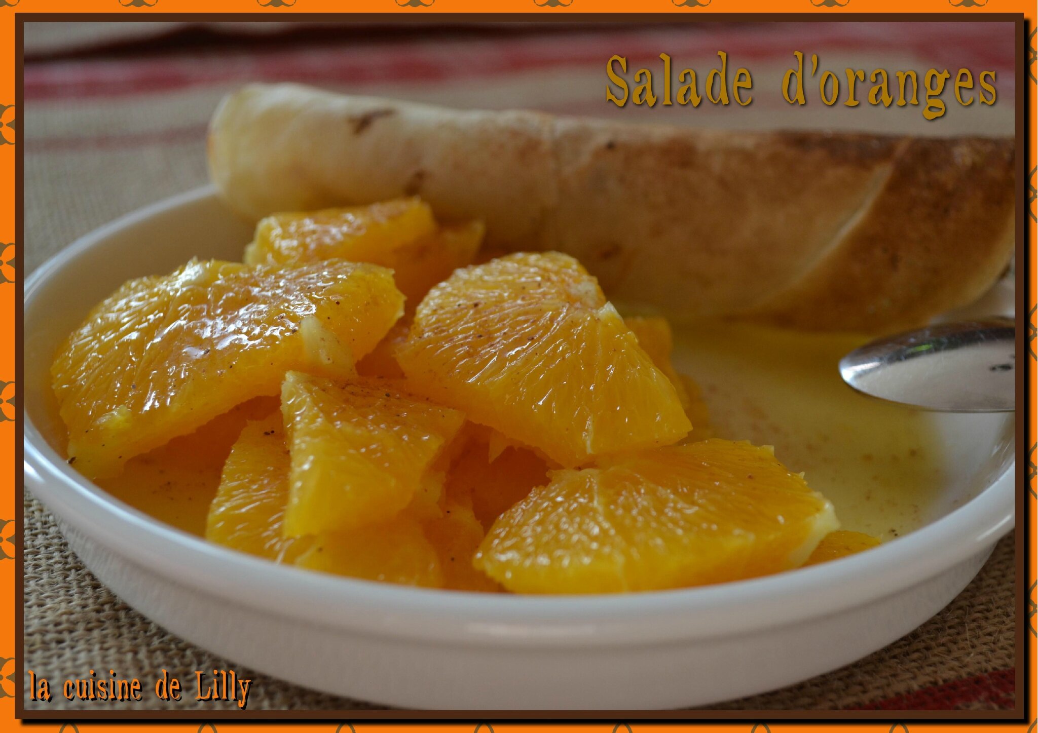 salade d'orange