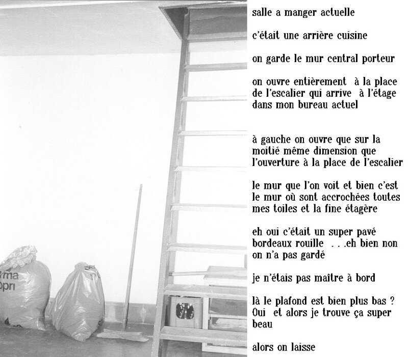 la future salle à manger )