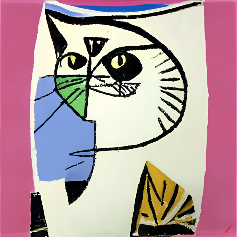 craiyon_205631_cat_Picasso