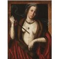 Attributed to The Master of the Holy Blood. Death of <b>Lucretia</b> 