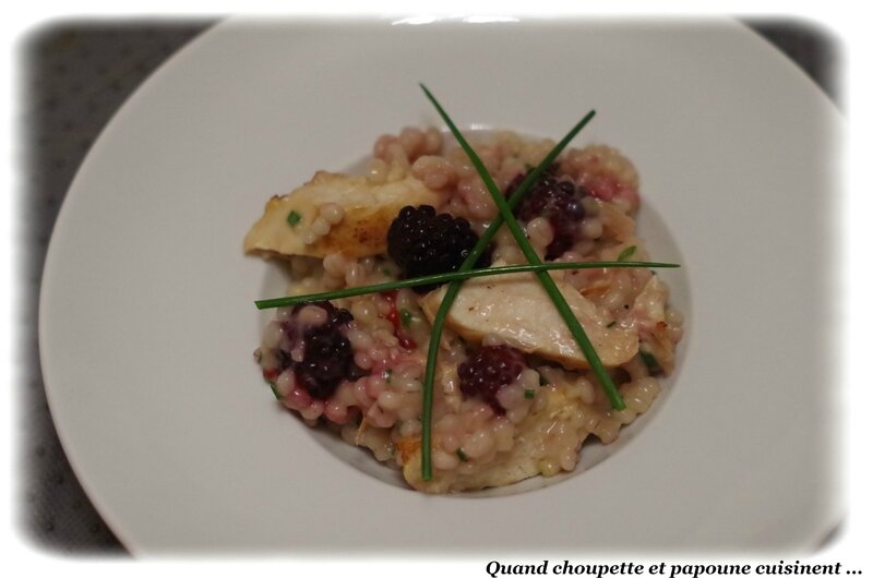 risotto de blé, poulet et mûres-1483