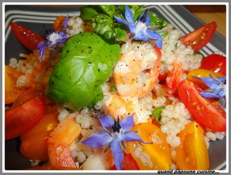 salade d'orge aux crevettes et tomates cerises-1863