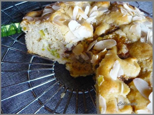 gateau au reine claude et lait ribot