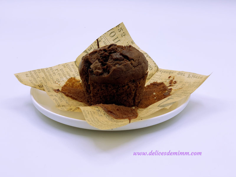 Muffins moelleux aux 2 chocolats 5