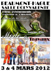 affiche mode et travaux