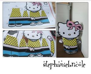 papertoys hello kitty