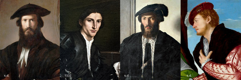 Portraits italiens, c. 1530-40