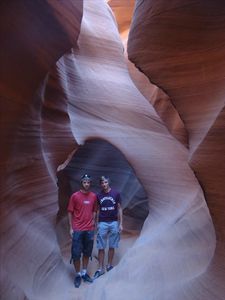 Dream Team à Antelope Canyon