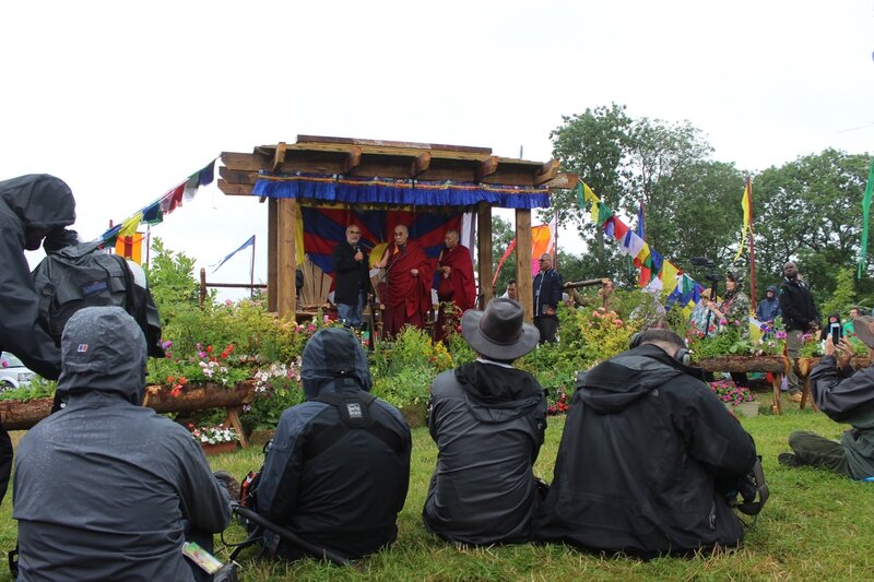 Dalaï-Lama Glastonbury festival 2015 Sacred Space King's Meadow Field