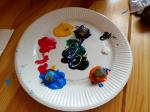 Peinture avec des billes